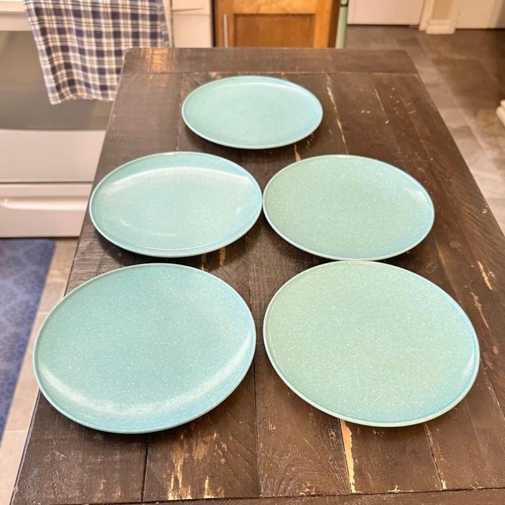 Vintage SAN Jacinto mic Mac small plates x5